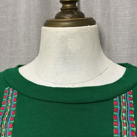 ☃️Haband for Her brand Vintage Ugly Christmas Sweatshirt 🎄EUC - Picture 9 of 17